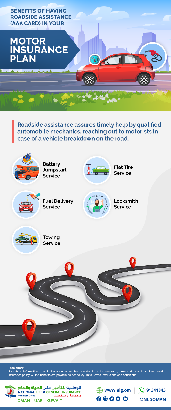 Benefits Of Having Roadside Assistance (AAA card) In Your Motor Insurance Plan [Infographic]
